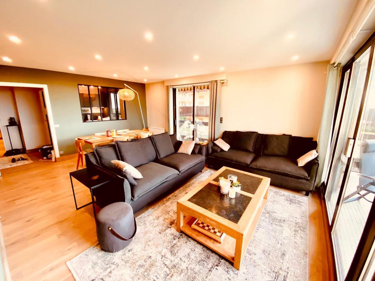 Magnifique Appart Standing Face Mer Centre A Pied Apartment Deauville Luaran gambar